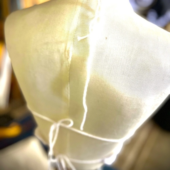 WHITE FESTIVAL OR SWIM TOP WITH CRYSTAL EMBELLISHMENTS - Picture 5 of 9